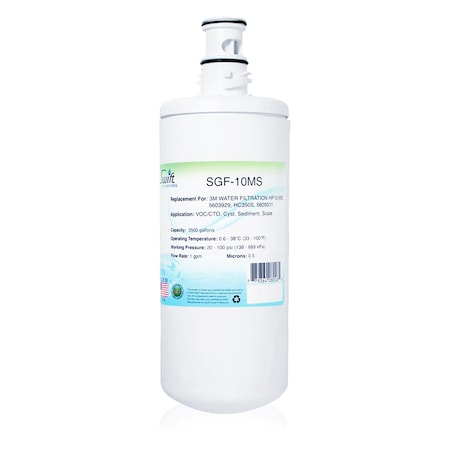 Swift Green Filters SGF-10MS Replacement for3M HF10-MS by Swift Green Filters SGF-10MS